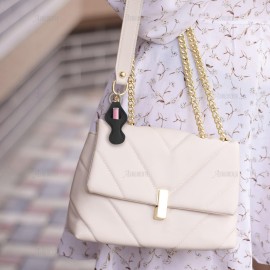 AUEAR, Lip Balm Holder Key Ring Lanyard Lipstick ChapStick Chain Holders for Group of Coworkers (10 Pack, Black)