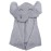 YOYOO Premium Baby Bath Towel - Viscose Derived from Bamboo, Baby Hooded Towels - Newborn Essential Cute Grey Little Elephant -Perfect Baby Registry Gifts for Boy Girl