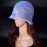 AKOAK 1 Pack Silicone Hair Dye Cap, Reusable Professional Salon Hair Dye Cap, with Crochet Hair Styling Tools (Blue)