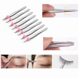 Pack of 24 oblique eyebrow tweezers and flat stainless steel tweezers Precision clipper for eyebrow shaping and facial hair removal Pack of 24 oblique eyebrow tweezers and flat stainless steel tweezers Precision clipper for eyebrow shaping and facial hair removal