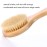 HiKin Dry Bath Body Brush 12.6, Long Handle Natural Bristles Shower Brush Back Scrubber with Anti-Slip Wooden Handle, Good for Exfoliating, Blood Circulation, Detox and Cellulite, etc.