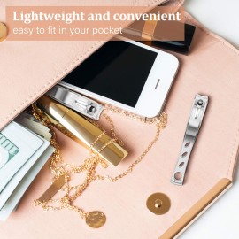 Mudder 3 Pieces 360 Degree Rotary Nail Clippers Set, Stainless Steel Fingernail Toenail Clippers Trimmer and Cutter with Nail File, Easy Grip Fingernail Cutter Gifts for Men and Women