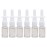 NARAMAX 6PCS 10ml/0.34oz Empty Clear Glass Nasal Spray Bottle Pot With Fine Mist Sprayers Atomizers Pump Snoot Cleanser Container for Saline Applications Makeup Cosmetics Essential Oils