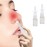 NARAMAX 6PCS 10ml/0.34oz Empty Clear Glass Nasal Spray Bottle Pot With Fine Mist Sprayers Atomizers Pump Snoot Cleanser Container for Saline Applications Makeup Cosmetics Essential Oils