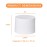 Plastic Containers Akamino White Plastic Lotion Jar with Inner Liners and Dome Lids for Make-up Cosmetic, Creams, Lotions, Refillable Travel Airtight Container Storage (1.25 Oz, 37 ML, 12 PCS)
