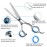 Hair Cutting Scissors, Haircut Scissors Kit Thinning Shears Kit for Home, Barber, Salon