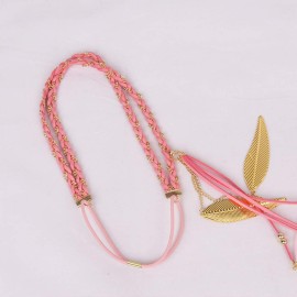 Boho Feather Headband Hippie Indian Leaf Hair Bands Tassel Bohemian Hair Hoops Hairband Headpiece Women Halloween Christmas Baby Shower Wedding Birthday Cosplay Dress Up Party Accessories Pink Boho Feather Headband Hippie Indian Leaf Hair Bands Tassel Bohemian Hair Hoops Hairband Headpiece Women Halloween Christmas Baby Shower Wedding Birthday Cosplay Dress Up Party Accessories Pink