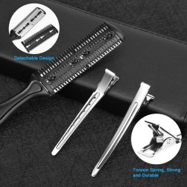 Hair Cutting Scissor Kit Thinning Scissors Kit (10 items) Barber Scissor Barber Shears made of Superior Stainless Steel for Salon, Home, Women, Kids (Size: 6.7) Hair Cutting Scissor Kit Thinning Scissors Kit (10 items) Barber Scissor Barber Shears made of Superior Stainless Steel for Salon, Home, Women, Kids (Size: 6.7)