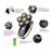 Electric 6D Head Shavers for Bald Men,Electric Razor for Men Head,5-in-1 Grooming Kit Wet Dry Men\'s Head Shavers,Nose Hair Trimmer,Clippers,Cordless Waterproof USB Charging Rechargeable (LK6302)