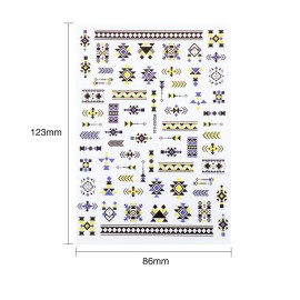 MEILINDS 8pc Nail Art Flower Bear Letter Design Decals Sticker DIY Nail Art Manicure Transfer Tips MEILINDS 8pc Nail Art Flower Bear Letter Design Decals Sticker DIY Nail Art Manicure Transfer Tips