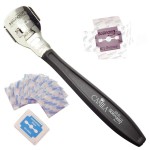 Camila Solingen CS22 5 1/2 Corn Plane Foot Callus Remover, Hard Skin Heel Shaver Pedicure Cutter Kit for Feet and 10 Spare Blades, Pedicure Tools for Healthy Foot Care Made in Solingen Germany