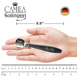 Camila Solingen CS22 5 1/2 Corn Plane Foot Callus Remover, Hard Skin Heel Shaver Pedicure Cutter Kit for Feet and 10 Spare Blades, Pedicure Tools for Healthy Foot Care Made in Solingen Germany