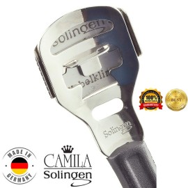 Camila Solingen CS22 5 1/2 Corn Plane Foot Callus Remover, Hard Skin Heel Shaver Pedicure Cutter Kit for Feet and 10 Spare Blades, Pedicure Tools for Healthy Foot Care Made in Solingen Germany