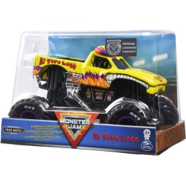 Monster Jam, Official El Toro Loco Monster Truck, Die-Cast Vehicle, 1:24 Scale