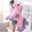 sofipal Giant Unicorn Stuffed Animal Toys,Soft Large Unicorns Plush Pillow for Bedroom, Valentines, Pink, 39.4