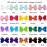OAOLEER Hair Bow Clip, 20 Colors 3 Inch Grosgrain Ribbon Bows Hair Alligator Clips Hair Barrettes Hair Accessories for Girls Toddler Infants Kids Teens Children