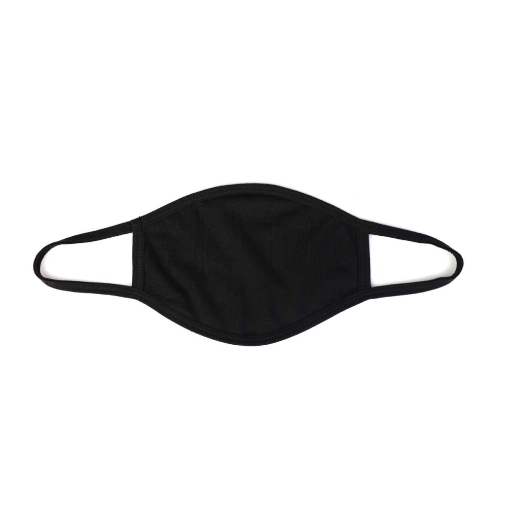 Black Cotton Face Masks - 3 Pack - Bulk - Breathable, Reusable, Cotton (3) Black Cotton Face Masks - 3 Pack - Bulk - Breathable, Reusable, Cotton (3)