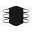 Black Cotton Face Masks - 3 Pack - Bulk - Breathable, Reusable, Cotton (3)