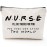 Blue Leaves Nurse Graduation Gifts for Women, Student, Gift for Nursing Student, Nurse Practitioner Gifts for Women Nurses Week ?Nurses 2025 The Ones Who Saved The World- Makeup Bag Gifts