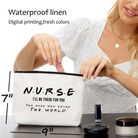 Blue Leaves Nurse Graduation Gifts for Women, Student, Gift for Nursing Student, Nurse Practitioner Gifts for Women Nurses Week ?Nurses 2025 The Ones Who Saved The World- Makeup Bag Gifts Blue Leaves Nurse Graduation Gifts for Women, Student, Gift for Nursing Student, Nurse Practitioner Gifts for Women Nurses Week ?Nurses 2025 The Ones Who Saved The World- Makeup Bag Gifts