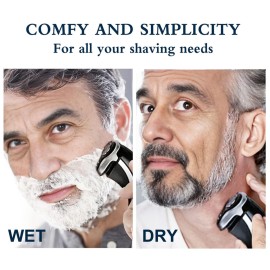 HQ8 Replacement Heads for aquatec Electric Shaver Razor Series, AT880, PT730, New Upgrade