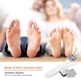 52 Pieces Callus Shaver Set, Includes 50 Pieces Replacement Slices, Callus Shavers Hard Skin Remover and Foot File Heads Foot Care Tools for Hand Feet Care 52 Pieces Callus Shaver Set, Includes 50 Pieces Replacement Slices, Callus Shavers Hard Skin Remover and Foot File Heads Foot Care Tools for Hand Feet Care