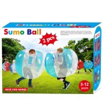SUNSHINE-MALL 2 PC Kids Sumo Balls, Bumper Bounce Toys, Sumo Balls for Kids, Lawn Game Ball for Kid Outdoor Team Gaming Play.(36 inch, Blue+Blue)