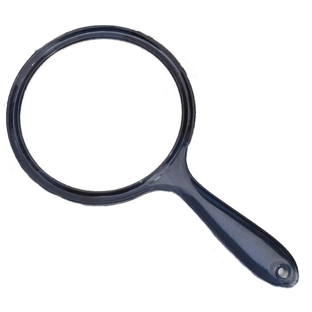 TOPYHL Makeup Hand Mirror, Double-Sided 3X 1x Magnifying Large Travel Handheld Mirror Cosmetic Mirror Acrylic Clear Finish Round Mirror (Black) TOPYHL Makeup Hand Mirror, Double-Sided 3X 1x Magnifying Large Travel Handheld Mirror Cosmetic Mirror Acrylic Clear Finish Round Mirror (Black)