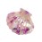 Shell Jaw Clip Hair Claw Clip Clamps Resin Hair Clips Marble Pattern Hairpins Hair Accessories for women Styling Hairdressing (Aubergine)