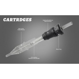 BISIBITA2 ZOMBEE Disposable Tattoo Needle Silicon Cartridge 20Pcs (1209RL) BISIBITA2 ZOMBEE Disposable Tattoo Needle Silicon Cartridge 20Pcs (1209RL)