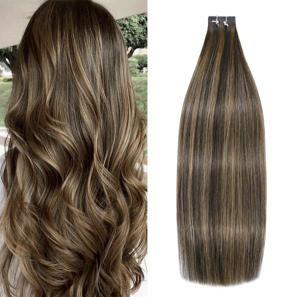 WindTouch Tape in Hair Extensions Human Hair Balayage Chocolate Brown to Caramel Blonde 22inch 50g 20pcs Thick Ends Tape in Extensions Invisible Tape in Hair Extensions Human Hair WindTouch Tape in Hair Extensions Human Hair Balayage Chocolate Brown to Caramel Blonde 22inch 50g 20pcs Thick Ends Tape in Extensions Invisible Tape in Hair Extensions Human Hair