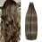 WindTouch Tape in Hair Extensions Human Hair Balayage Chocolate Brown to Caramel Blonde 22inch 50g 20pcs Thick Ends Tape in Extensions Invisible Tape in Hair Extensions Human Hair