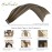 WindTouch Tape in Hair Extensions Human Hair Balayage Chocolate Brown to Caramel Blonde 22inch 50g 20pcs Thick Ends Tape in Extensions Invisible Tape in Hair Extensions Human Hair