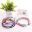 WILLBOND 24 Pieces Thin Satin Headbands for Women Girls 5 mm DIY Craft Colorful Ribbon Hair Bands Skinny Plain Narrow Headband Fabric Covered Hair Accessories, 24 Colors
