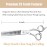 JASON 6 Texturizing Hair Scissors, 23 Teeth Hair Texture Shears Professional Blending Hair Thinning Scissor for Barber, Hairdresser, Stylist, Women and Men, Japanese 440C Stainless Steel