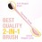 EBIN NEW YORK 24 Hour Edge Tamer Brush 2-in-1 Brush & Comb 3pack - Swine Bristle, Dual-ended, No Flaking, Styling Tool | Regular, Hard, Extreme