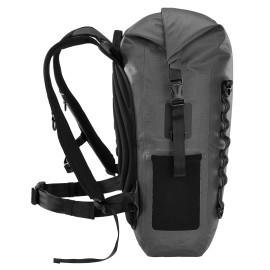 Skog  Kust BackSk Pro Waterproof Floating Backpack with Exterior Airtight Zippered Pocket | Grey, 35L
