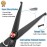 PURPLEBIRD 6 Inch Hair Cutting Shears Kids Safety Rounded Tips Hair Scissors Professional Hairdressing Haircut Salon, Barbers, Children, Baby and Personal Home Usage, Japanese Stainless Steel Black