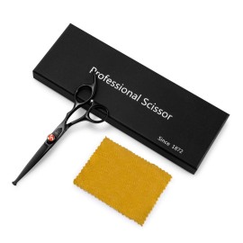 PURPLEBIRD 6 Inch Hair Cutting Shears Kids Safety Rounded Tips Hair Scissors Professional Hairdressing Haircut Salon, Barbers, Children, Baby and Personal Home Usage, Japanese Stainless Steel Black PURPLEBIRD 6 Inch Hair Cutting Shears Kids Safety Rounded Tips Hair Scissors Professional Hairdressing Haircut Salon, Barbers, Children, Baby and Personal Home Usage, Japanese Stainless Steel Black