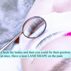 Libeauty Professional Lash Lift Tools, Mirror & Eyelash Applicator with Separator Comb, Lash Tech Supplies (Metal) Libeauty Professional Lash Lift Tools, Mirror & Eyelash Applicator with Separator Comb, Lash Tech Supplies (Metal)