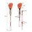 Liasun 4 In 1 Exquisite Multi-function Makeup Brushes Funny Combination Design - Blush Brush, Eyeshadow Brush, Angled Brow Brush,Blending Brush For Women and Girls (TR-1)
