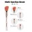 Liasun 4 In 1 Exquisite Multi-function Makeup Brushes Funny Combination Design - Blush Brush, Eyeshadow Brush, Angled Brow Brush,Blending Brush For Women and Girls (TR-1)