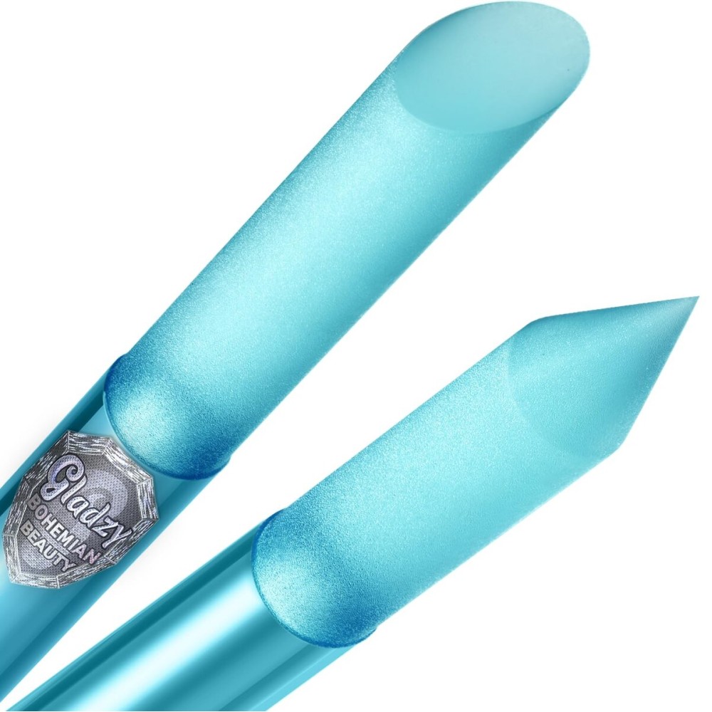 Glass Cuticle Pusher by GLADZY - Manicure Stick, Genuine Czech Quality, Professional Precision Filing Cuticle Remover, Abrasive Surface Never Wears Out Glass Cuticle Pusher by GLADZY - Manicure Stick, Genuine Czech Quality, Professional Precision Filing Cuticle Remover, Abrasive Surface Never Wears Out