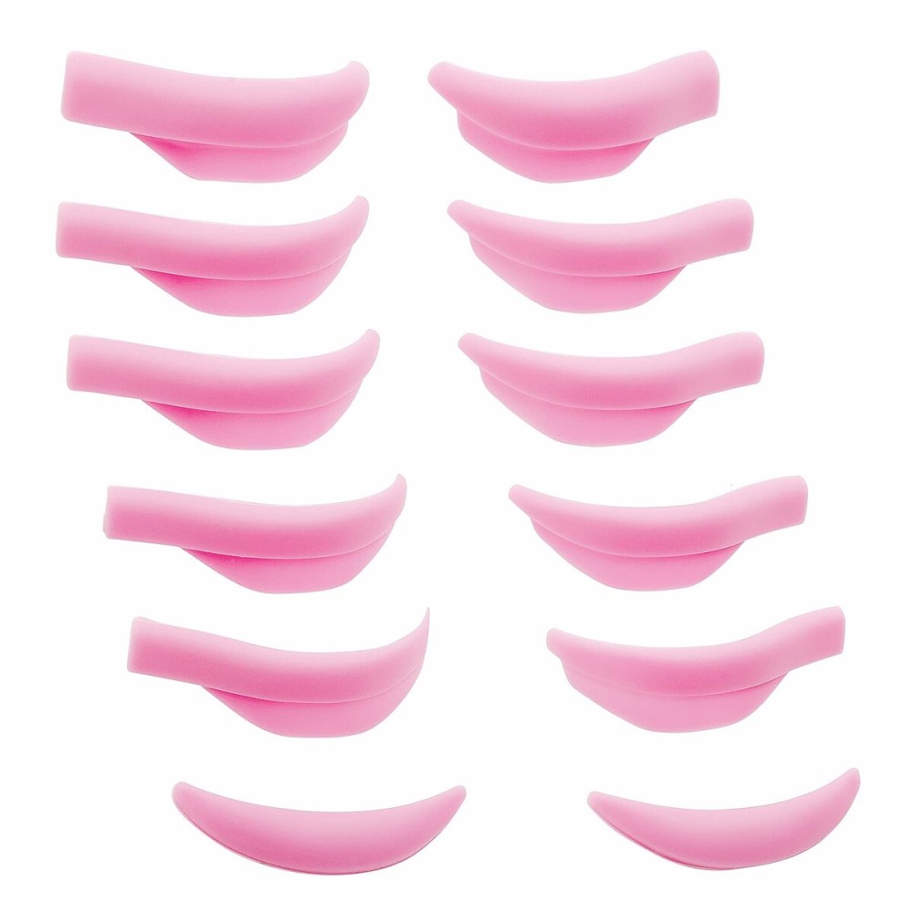 Lash Lift Pad, Eyelash Perm Rods, Soft Lash Perming Curler 5 Size S M M1 M2 L Tender Eyelash Perming Curler Shield Pads Fits Eyelids Easy to Attach Lashes Lift Up Eyes Beautiful