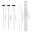 2 Sets 4-in-1 Hair Extension Tools, Includes Loop Needle Threader, Knitting Needles and Holder for Beads Dreadlock Wig Hair Extensions Lace Wig Making, Loop Tools and Hooks