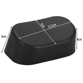 5 Colors Silicone Neck Rest Pillow, Shampoo Bowl Cushion, Beauty Salon Spa Hair Washing Sink Pillow, Hairdressing Tool (Black)