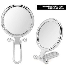 Makeup Mirror, Portable Double Sided Magnifying Cosmetic Mirror, 1X 5X Magnification Mirror for Daily Makeup Makeup Mirror, Portable Double Sided Magnifying Cosmetic Mirror, 1X 5X Magnification Mirror for Daily Makeup
