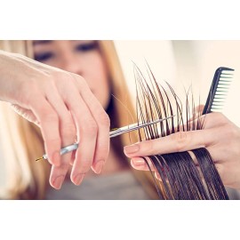 Professional Barber Scissor Hair Cutting Set - 1 Straight Edge Hair Scissor, Shears, By ShearGuru (5.5) Professional Barber Scissor Hair Cutting Set - 1 Straight Edge Hair Scissor, Shears, By ShearGuru (5.5)