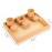 Montessori 3D Object Fitting Exercise with Tray Ball Egg with Cup and Cube with Box Montessori Infant Toys Materials for Toddlers Babies