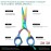 Blizzard Professional Hair Cutting Scissors - 5.5 inch VG10 Cobalt Haircut Shears with Razor Sharp Blades - Rainbow Finish Barber Hairdressing Travel Case for Salons & Home Use